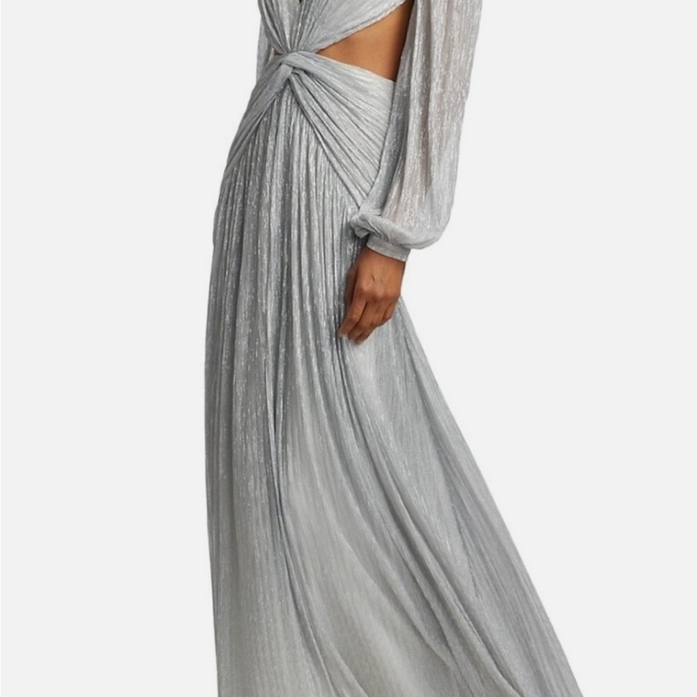 PATBO silver metallic dress - worn once - Picture 4 of 8